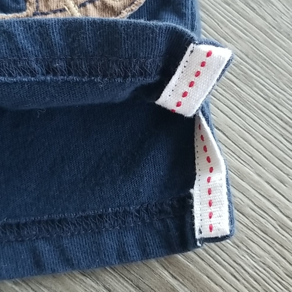 Sonoma navy blue short sleeve baseball shirt 12mo - Picture 5 of 8
